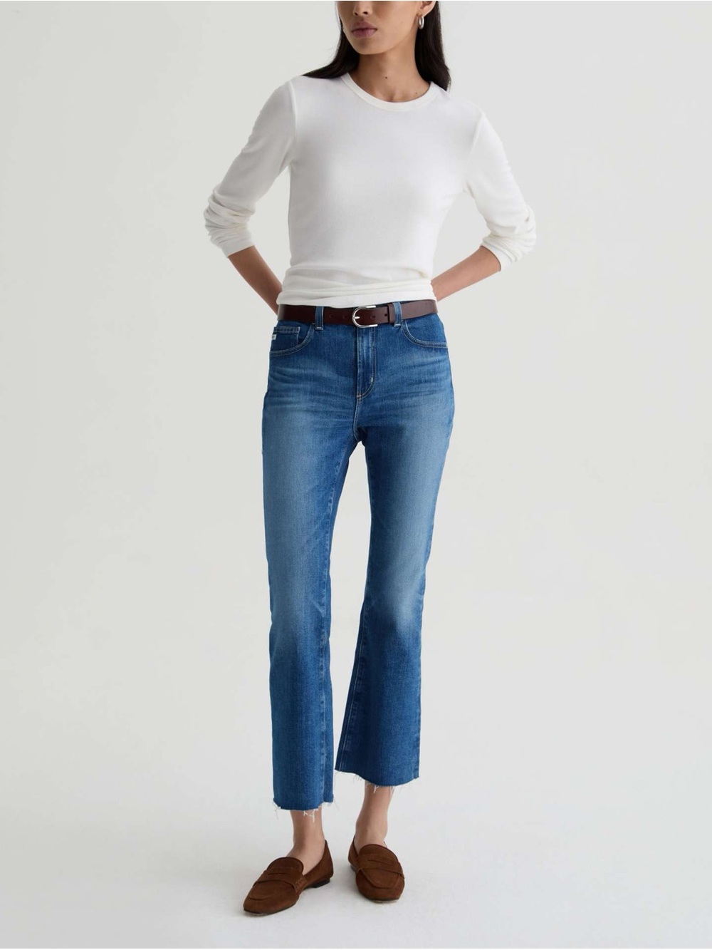 Ag Adriano Goldschmied Farrah Boot Crop Jeans 27